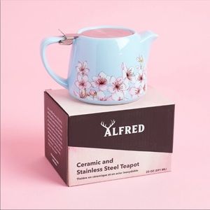 Brand New Alfred Ceramic &Stainless Steel Teapot